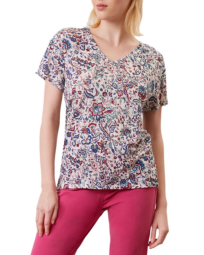 T-shirt Noir Gérard Darel En Lin - Taille 2/38, Manches Courtes, Style Basique Pour Femme
