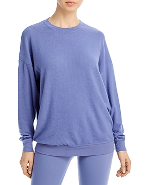 Alo Yoga Soho Pullover In Infinity Blue