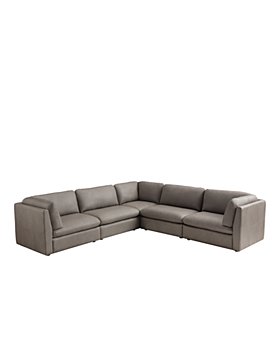 Chateau d'Ax - Isola Leather Sectional Sofa