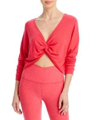 Beyond Yoga - Do the Twist Cropped Knit Top