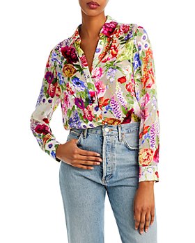 Alice and Olivia - Eloise Floral Print Blouse