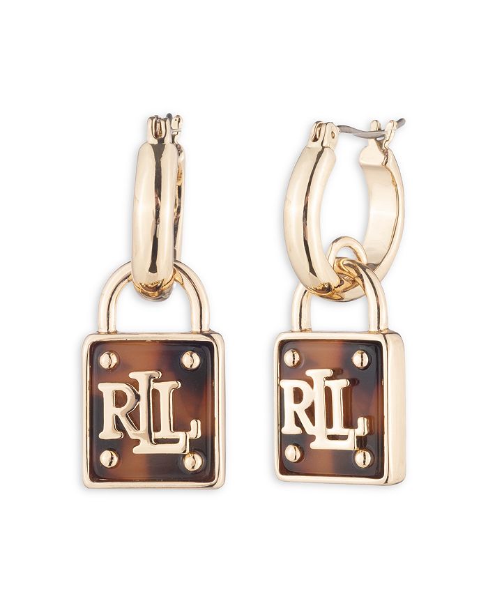 Ralph lauren hotsell tortoise hoop earrings