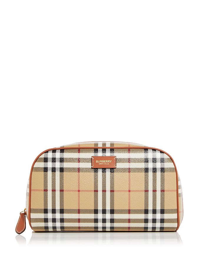 Burberry Vintage Check Medium Cosmetics Pouch | Bloomingdale's