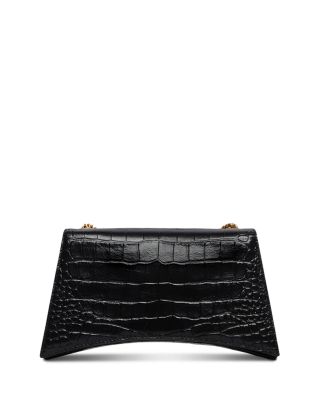 Crush Mini Chain Bag Crocodile Embossed