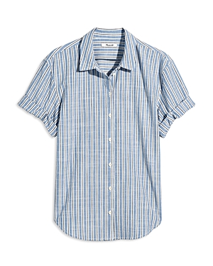 Madewell Slim Central Shirt In Hermitage