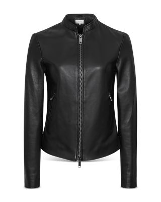 REISS Allie Leather Biker Jacket | Bloomingdale's