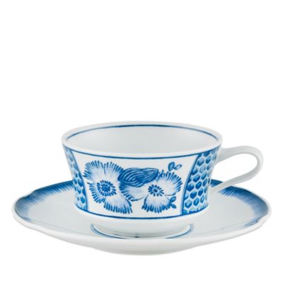 Coralina Blue Tea Cup and Saucer - Exclusive
