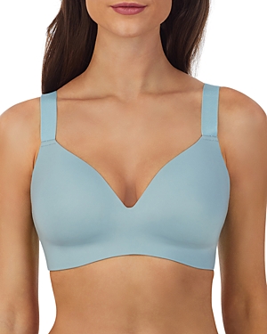 Le Mystere Wireless Smooth Shape 360 Bra In Misty Blue