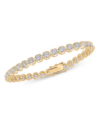 Bloomingdale's Fine Collection - Diamond Tennis Bracelet in 14K Yellow Gold, 7.0 ct. t.w. - Exclusive