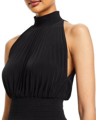 Renzo Pleated Midi Dress