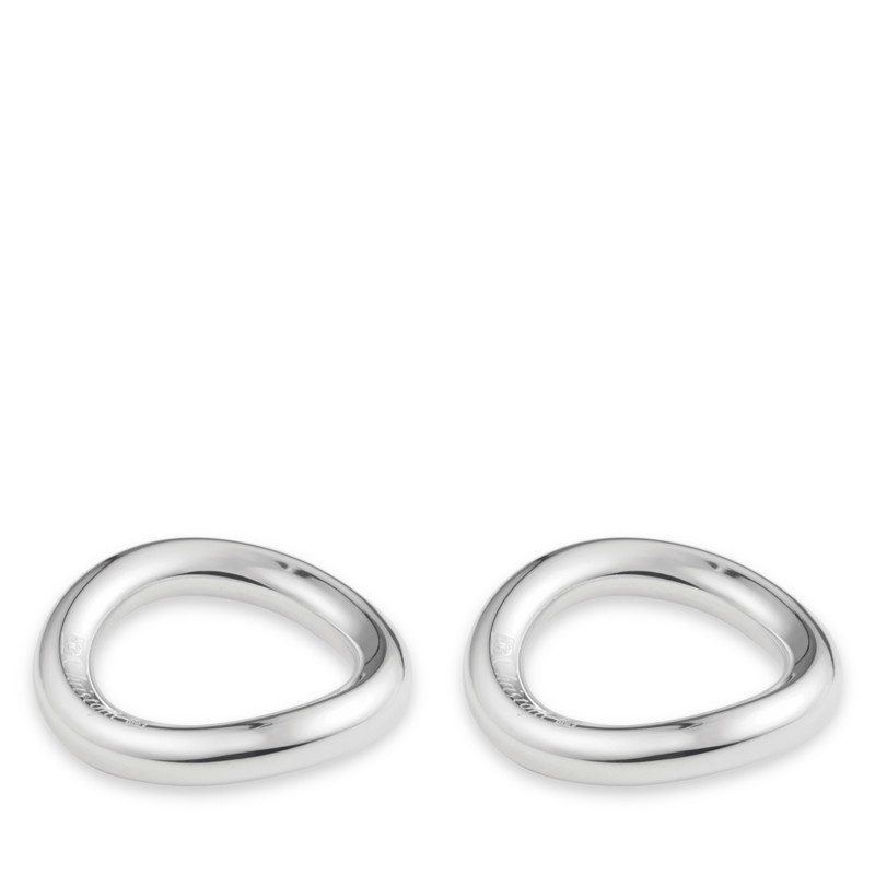 Christofle Vertigo Napkin Rings, Set of 4 in Silver