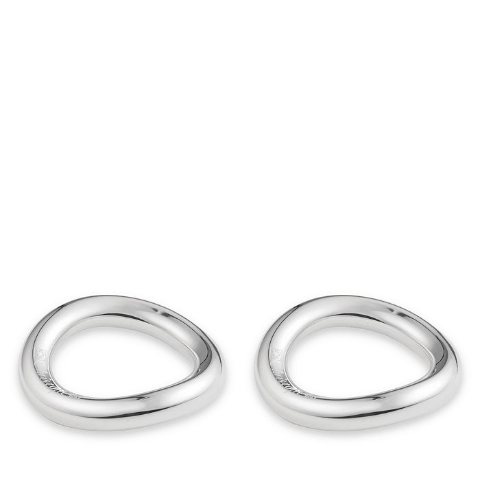Christofle Vertigo Napkin Rings, Set of 4