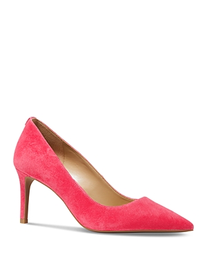 Michael Michael Kors Women's Alina Flex Pointed Toe Pumps In Geranium