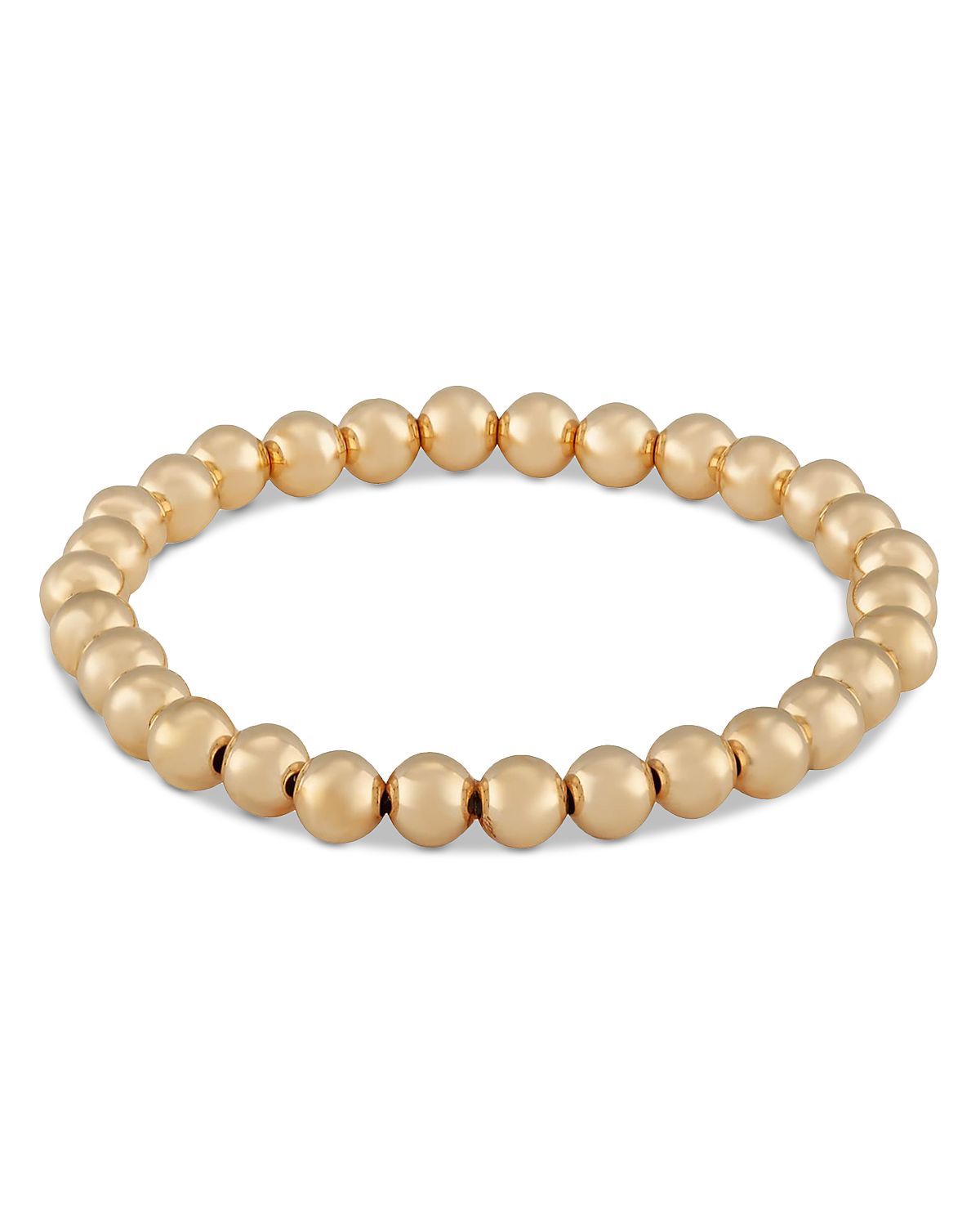 Bloomingdale's Fine Collection 14K Gold Beaded Bracelet, 6mm