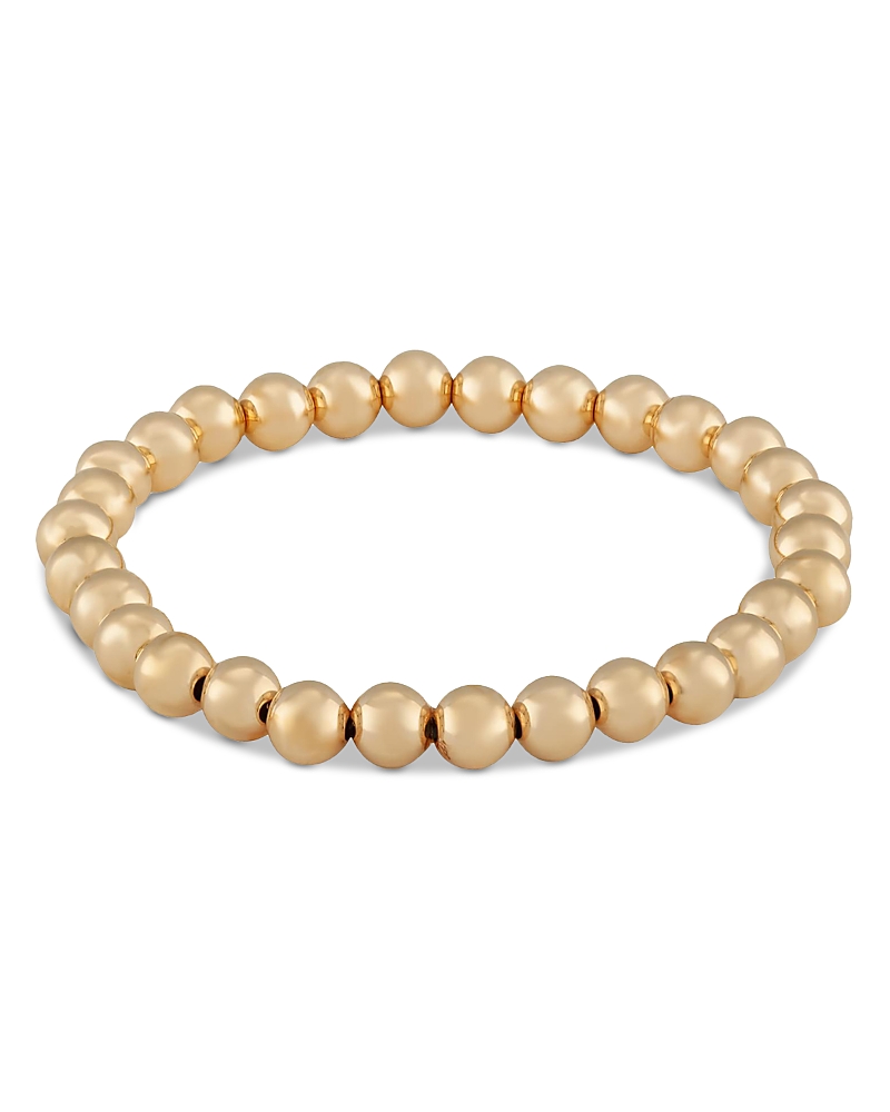 Bloomingdale's 14k Gold Beaded Bracelet, 6mm - Exclusive In Gold