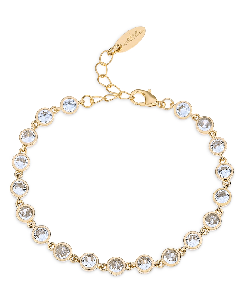 Ettika Everyday Cubic Zirconia Link Bracelet In Gold