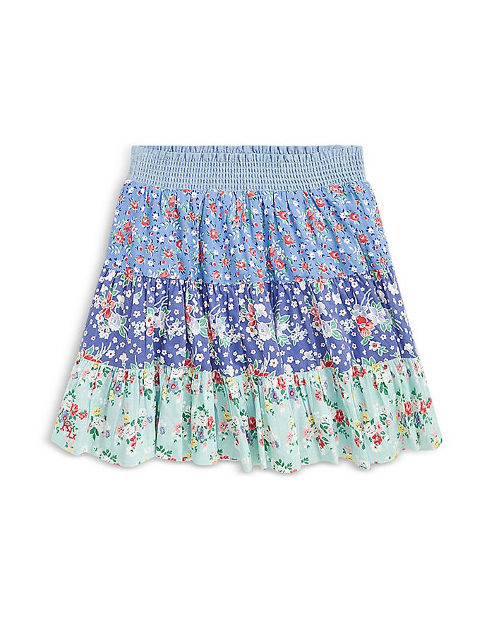 Anna-Kaci Women¡¯s Floral Print Tiered Skirt with Ruffled Detailing for Flattering Fit and Feminine Elegance