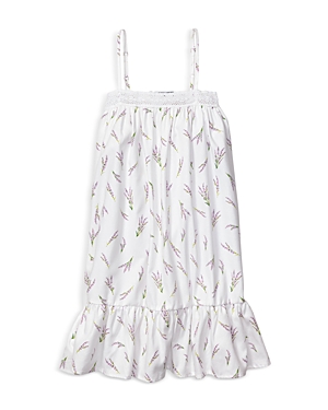 Petite Plume Girls' Fields Of Provence Lily Nightgown - Baby, Little Kid, Big Kid In White