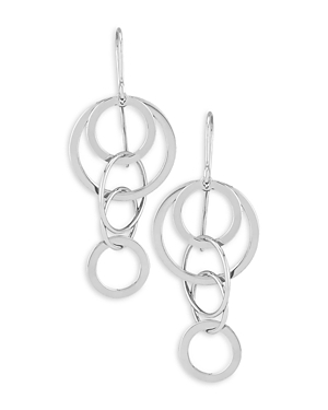 Bloomingdale's Sterling Silver Mini Cascading Circle Earrings