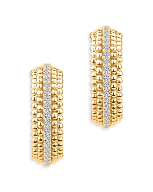 Harakh Diamond Beaded Earrings in 18K Yellow Gold, 0.15 ct. t.w.
