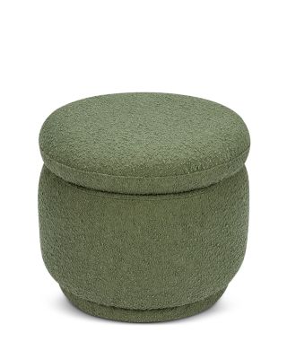 Enoki Boucl&eacute; Storage Ottoman