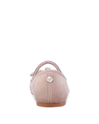 Girls' Kendalla Crystal Embellished Ballet Flats - Toddler, Little Kid, Big Kid