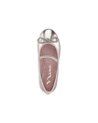 Girls' Kendalla Crystal Embellished Ballet Flats - Toddler, Little Kid, Big Kid