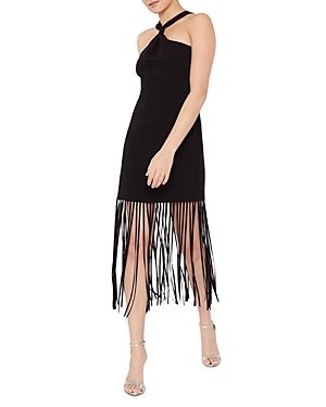 Likely Noreen Fringed Halter Dress