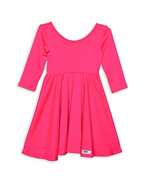 Shop Worthy Threads Girls Twirly Dress - Little Kid, Big Kid In Bright Pink