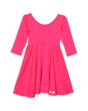 Worthy Threads Girls Twirly Dress - Little Kid, Big Kid In Bright Pink