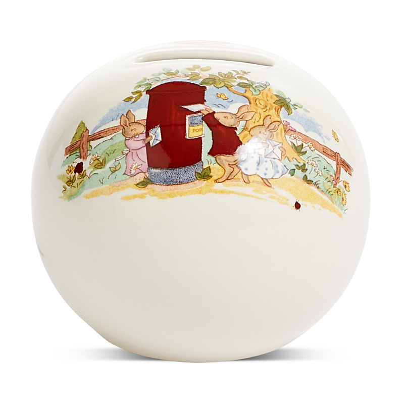 Royal Doulton Bunnykins Money Ball Bank In Multi