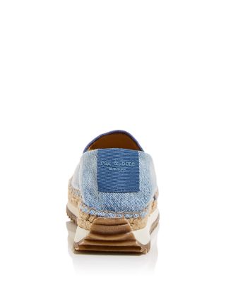 Women's Espadrille Runner Denim Flats
