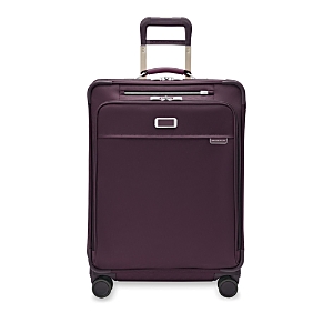 Briggs & Riley Medium Expandable Spinner Suitcase In Plum