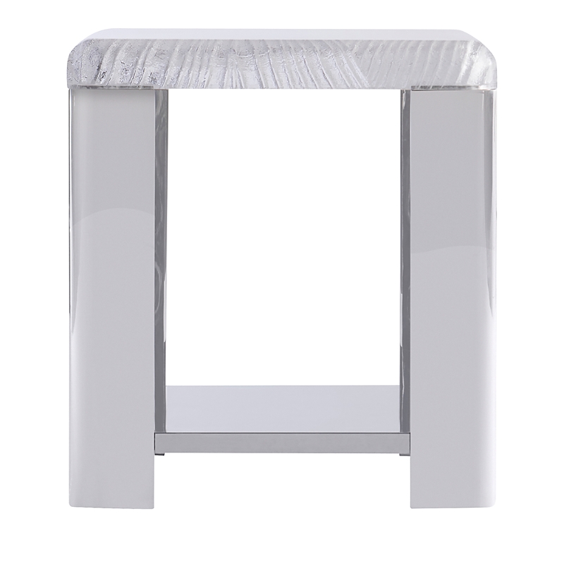 Bernhardt Aura Side Table In Gray