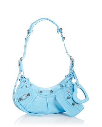 【関税&送料込】Balenciaga Le Cagole Xs Crocodile Embossed L Balenciaga Le Cagole XS Shoulder Bag Crocodile Embossed