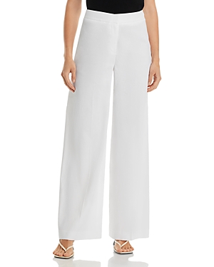 Kobi Halperin Melina Womens Viscose Wide Leg Dress Pants In White