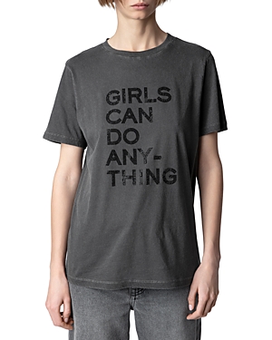 ZADIG & VOLTAIRE BELLA GIRLS CAN DO ANYTHING T-SHIRT