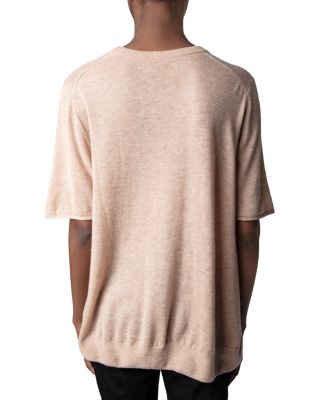 Ida Short Sleeve Cashmere Sweater