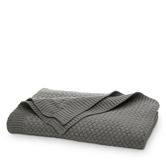 Boll & Branch Sweater Knit Organic Cotton Throw Blanket Bloomingdale's