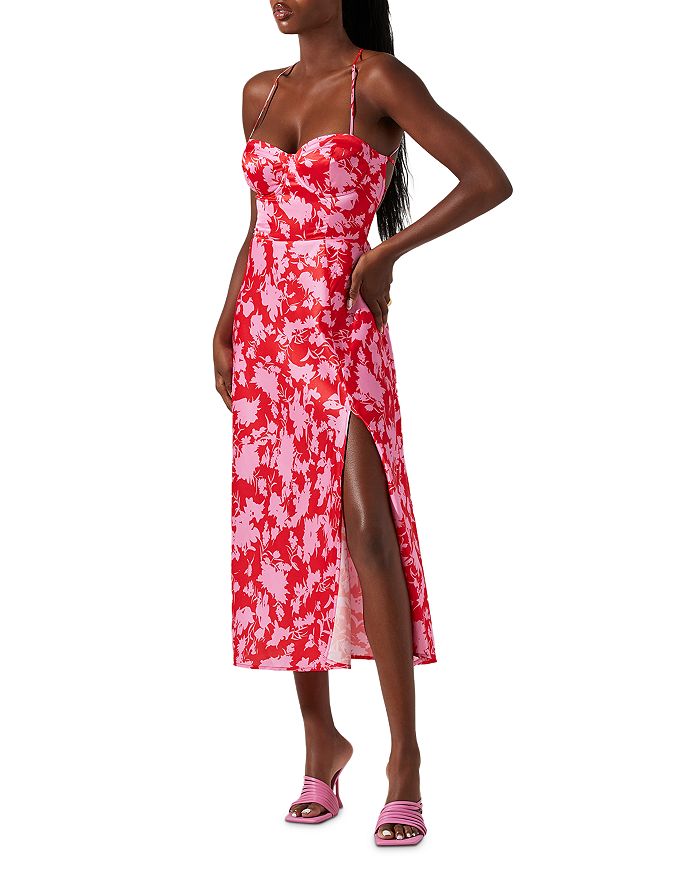 ASTR the Label Gala Satin Midi Dress Bloomingdale s