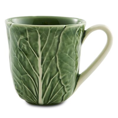 Cabbage Leaf Mug, Set of 4