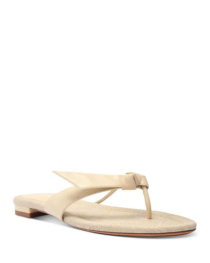 Alexandre Birman Women's Clarita Asymmetrical Slide Thong Sandals