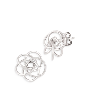 Bloomingdale's Sterling Silver Love Knot Stud Earrings - 100% Exclusive