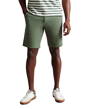 Ted Baker Ashford Chino Shorts In Olive