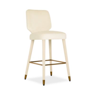 TOV Furniture - Athena Velvet Counter Stool by Inspire Me! Home Decor