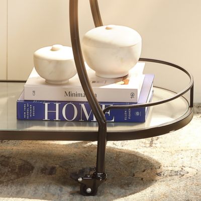 Bennett Marble Storage Bowl with Lid - Medium