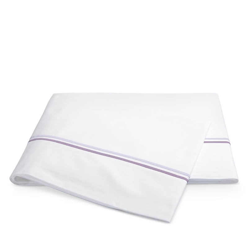Matouk Essex Flat Sheet, King In Lilac