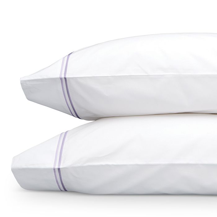 Matouk Essex Standard Pillowcase, Pair In Lilac