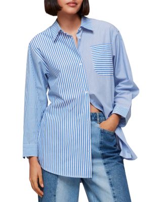 Whistles - Millie Striped Oversized Shirt
