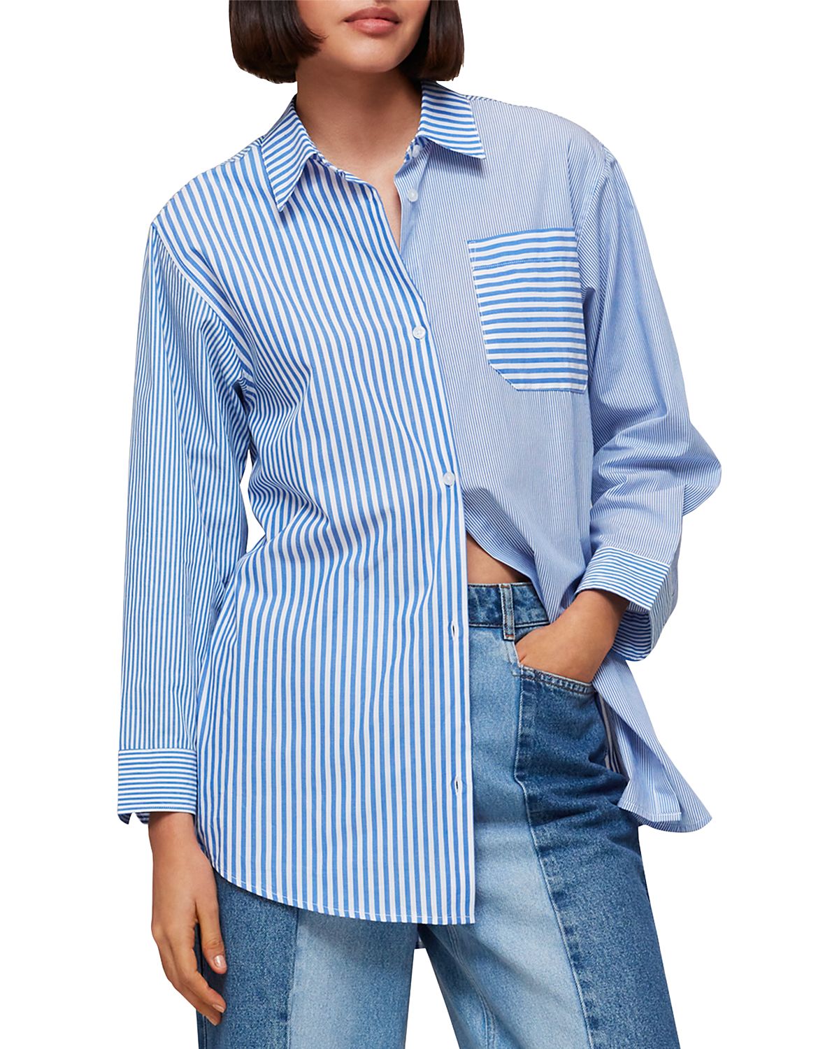 Whistles Millie Striped Over
